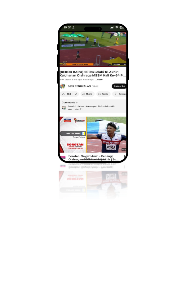 Mobile live streaming setup for sports